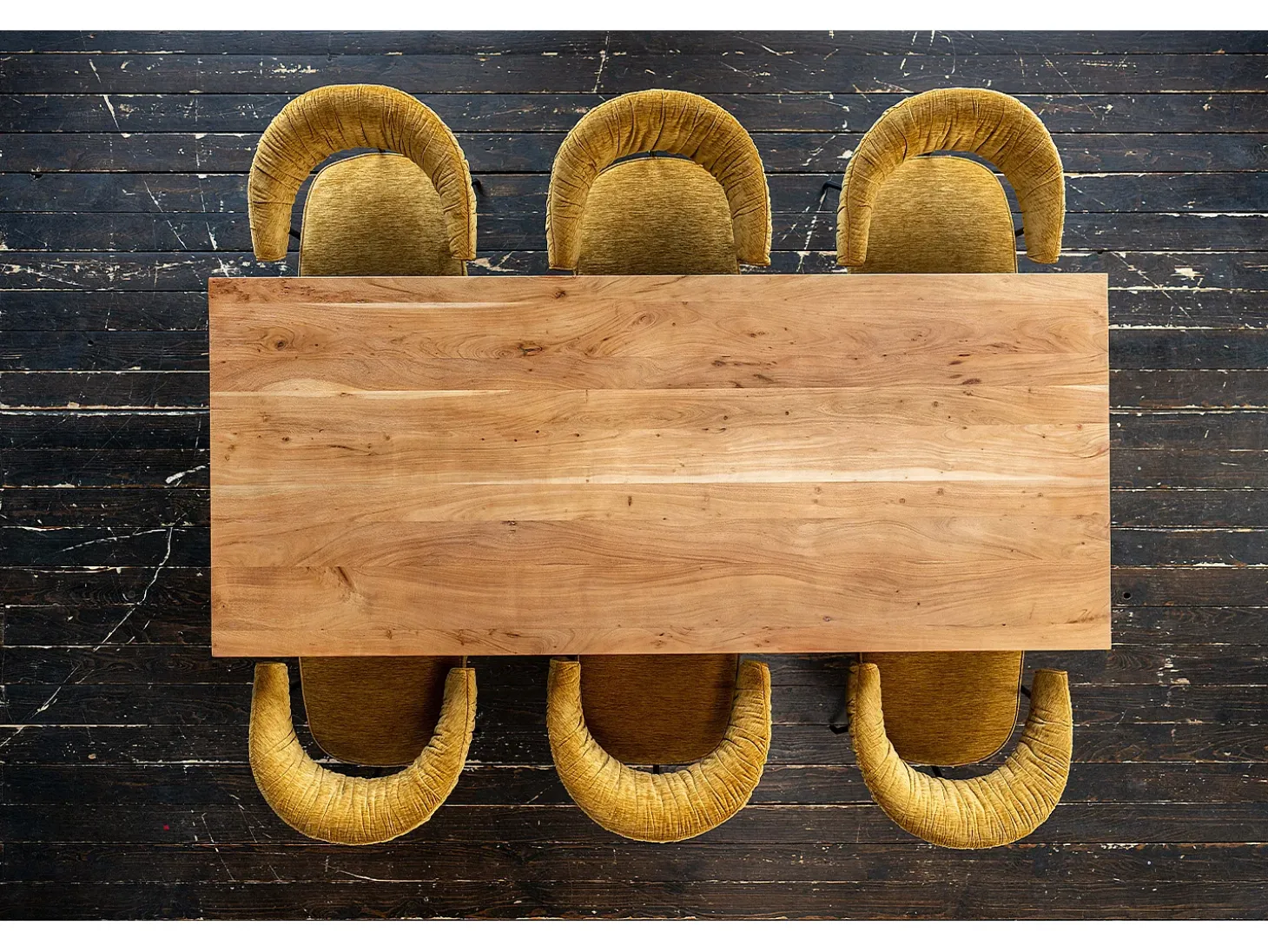 Mesa - marrón Madera - 300 x 100 cm - WOODY