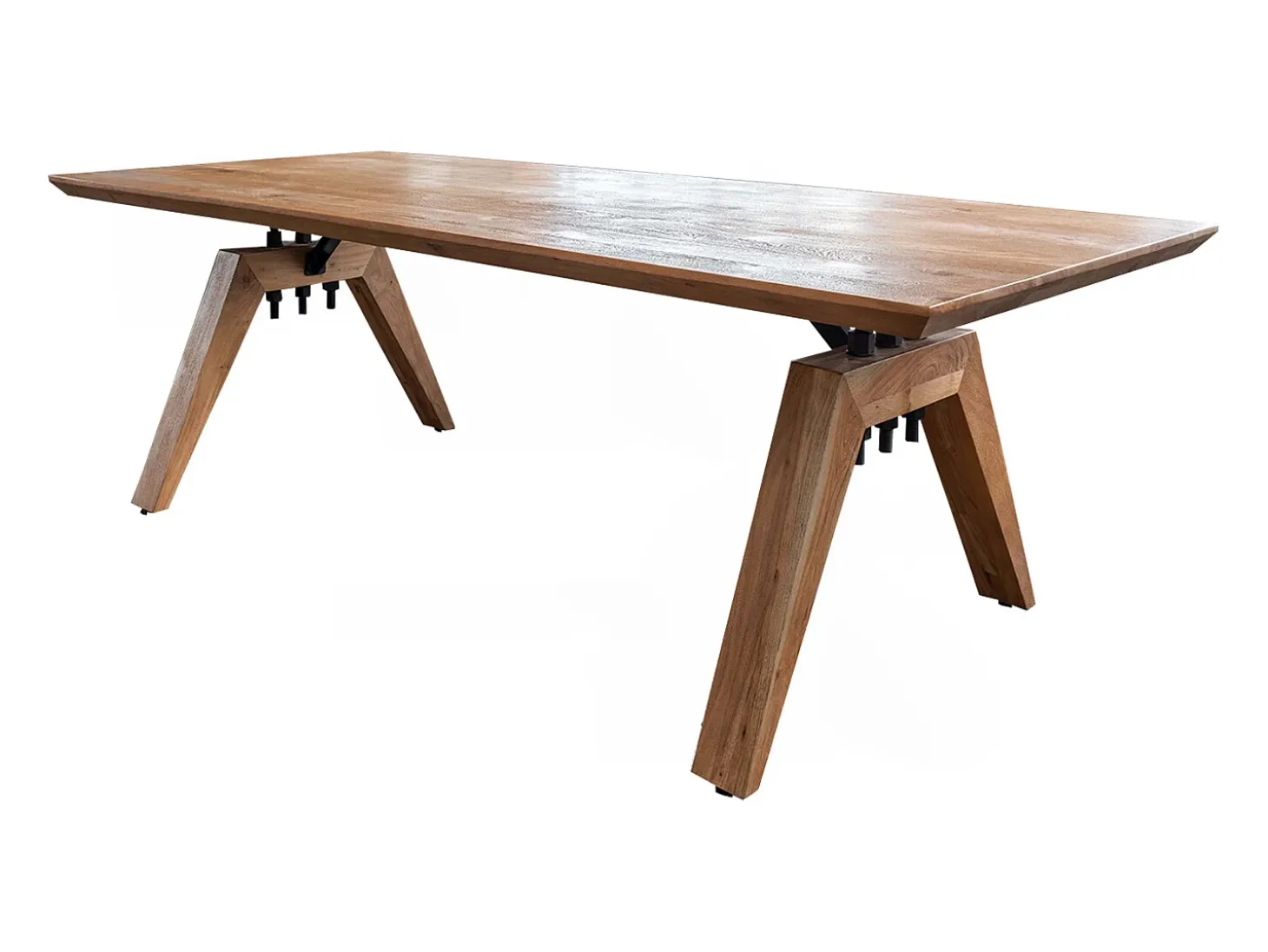 Mesa - marrón Madera - 300 x 100 cm - WOODY