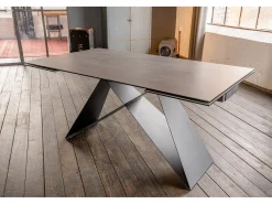 Mesa - Negro Cristal - 160 x 90 cm - BENNO