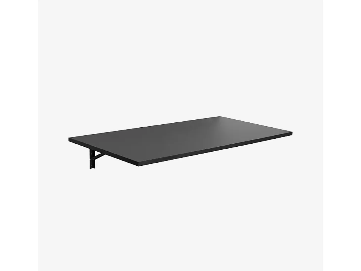 Mesa abatible de pared cocina escritorio plegable 120x60cm Jeremy - Negro