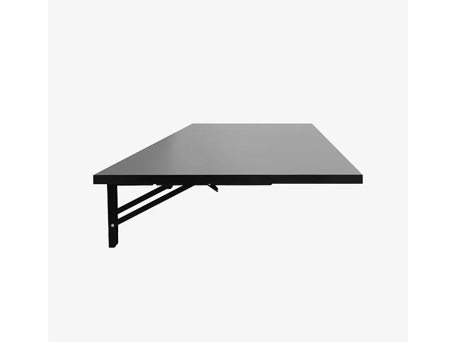 Mesa abatible escritorio de pared plegable 140x80 cm Jeremy XL - Negro
