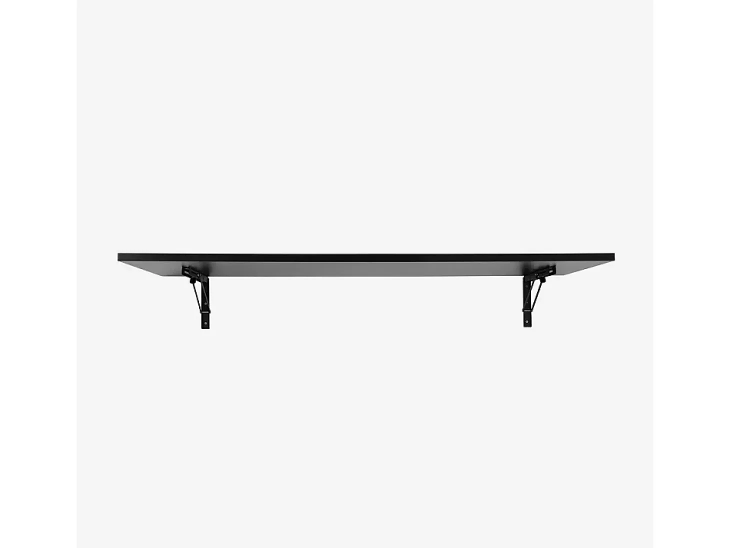 Mesa abatible escritorio de pared plegable 140x80 cm Jeremy XL - Negro