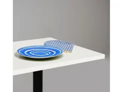 Mesa alta 60 x 60 cm - modelo Roma lisa blanca