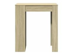 Mesa alta bar con estantes madera roble Sonoma 95x47x103,5 cm