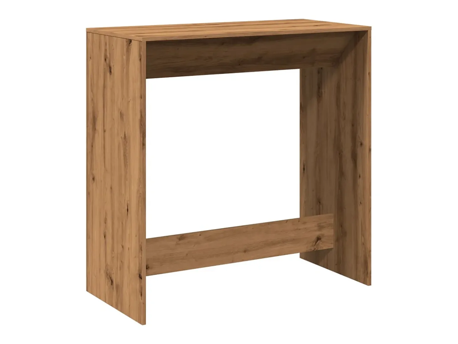 Mesa alta bar madera ingeniería roble artisian 102x50x103,5 cm