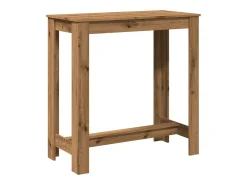 Mesa alta bar madera ingeniería roble artisian 102x50x103,5 cm