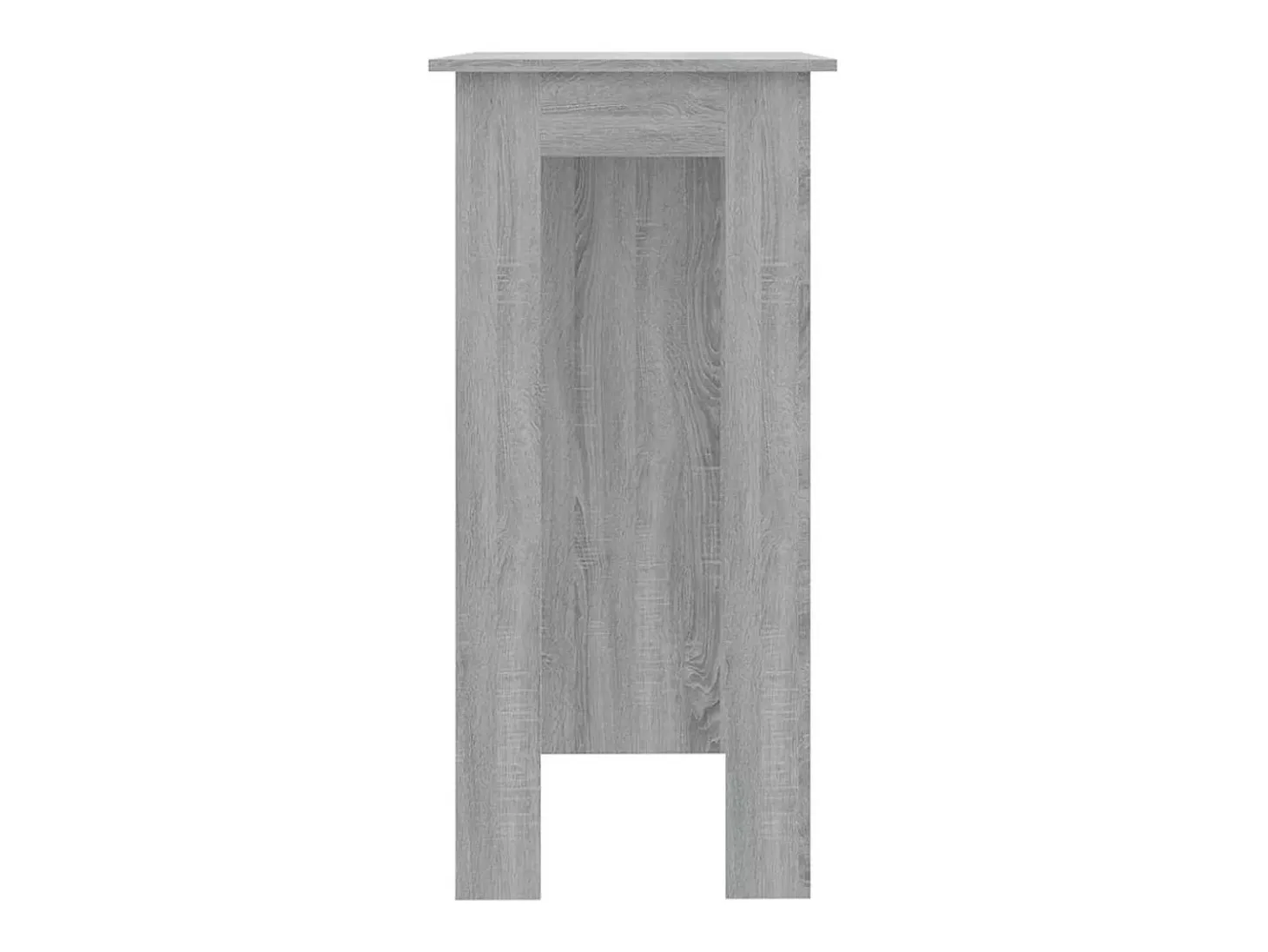 Mesa alta con estante gris Sonoma 102x50x103,5 cm