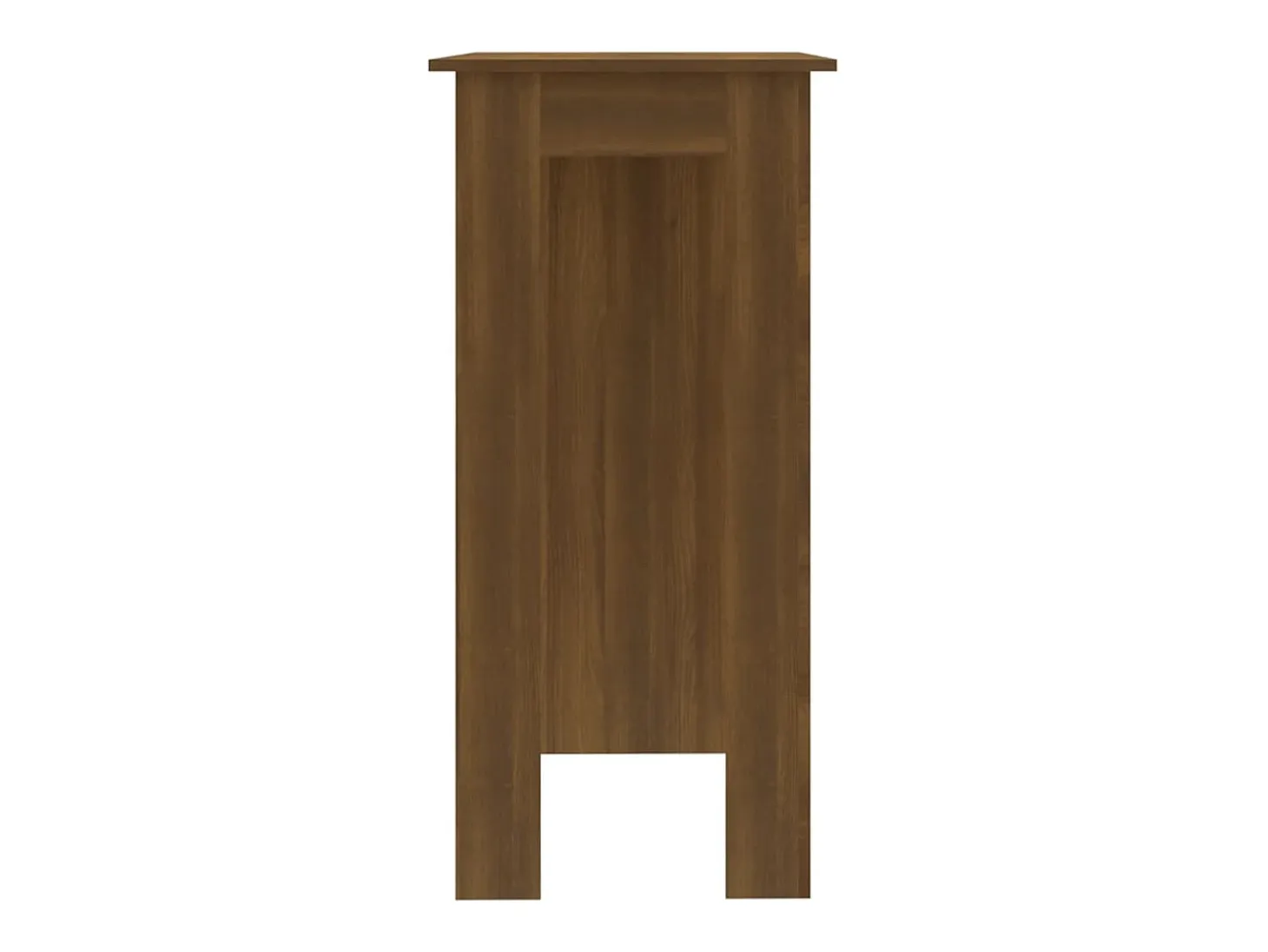 Mesa alta con estante marrón roble 102x50x103,5 cm ES874438