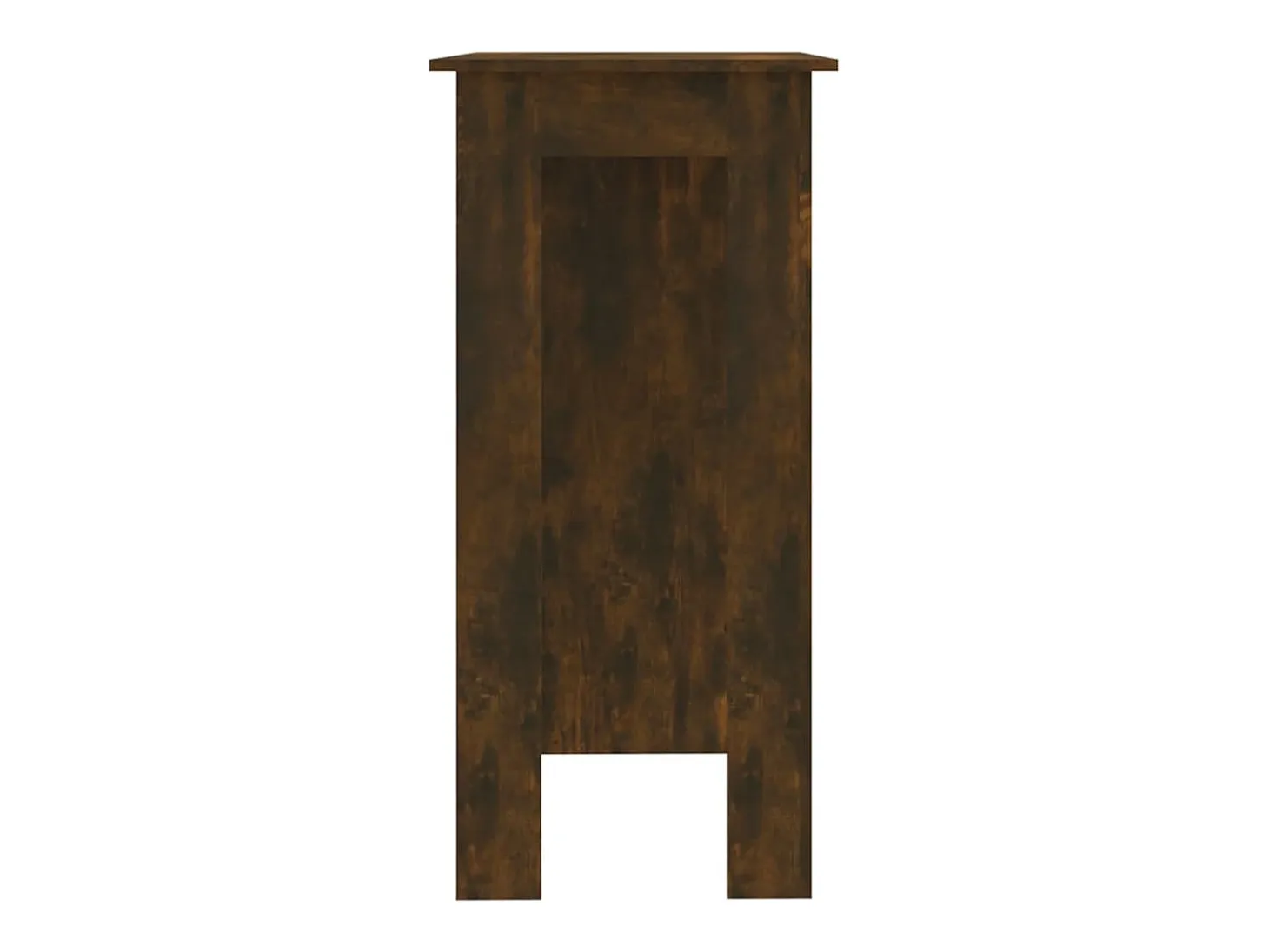 Mesa alta con estante roble ahumado 102x50x103,5 cm ES946550