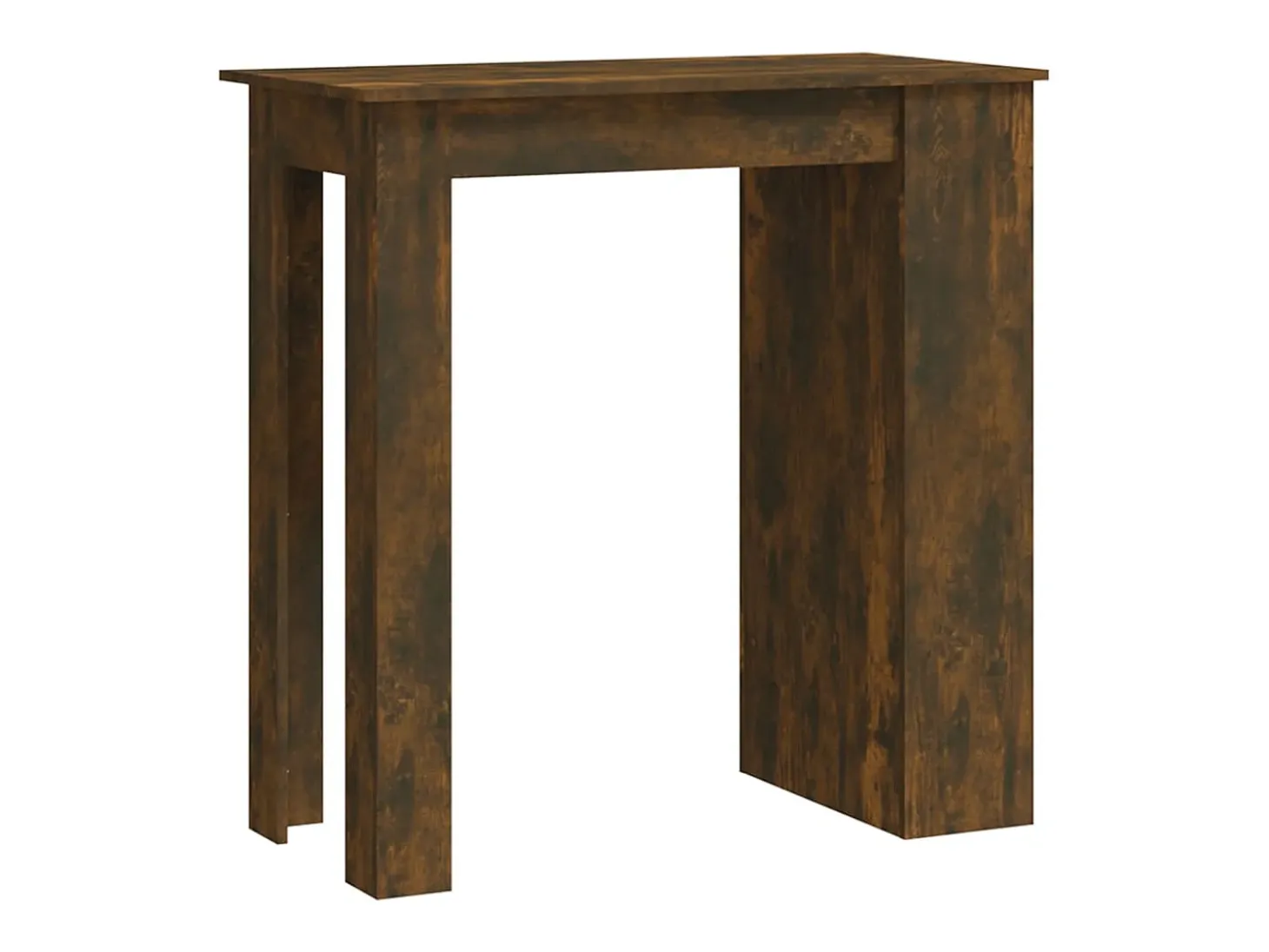 Mesa alta con estante roble ahumado 102x50x103,5 cm ES327208