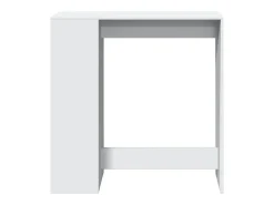 Mesa alta con estantes madera ingeniería 101x40x103,5 cm