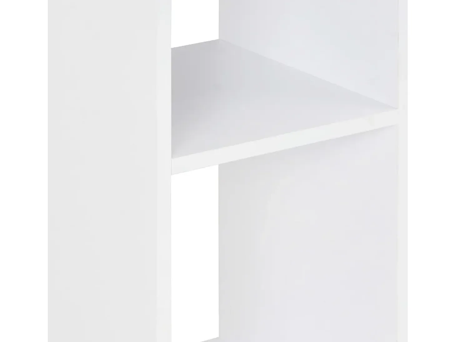 Mesa alta de bar blanco y roble Sonoma 60x60x110 cm ES819272