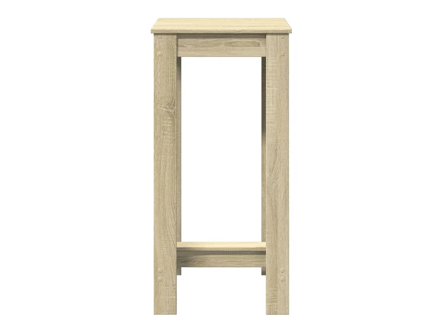 Mesa alta de bar madera ingeniería roble Sonoma 51x50x103,5 cm