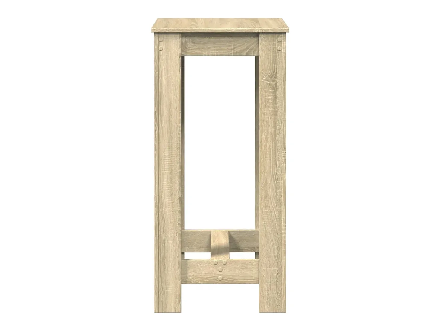 Mesa alta de bar madera ingeniería roble Sonoma 51x50x103,5 cm