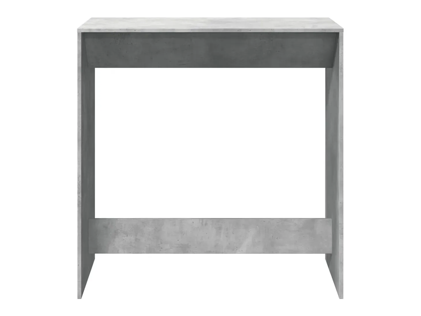Mesa alta de bar madera ingeniería gris hormigón 102x50x103,5cm