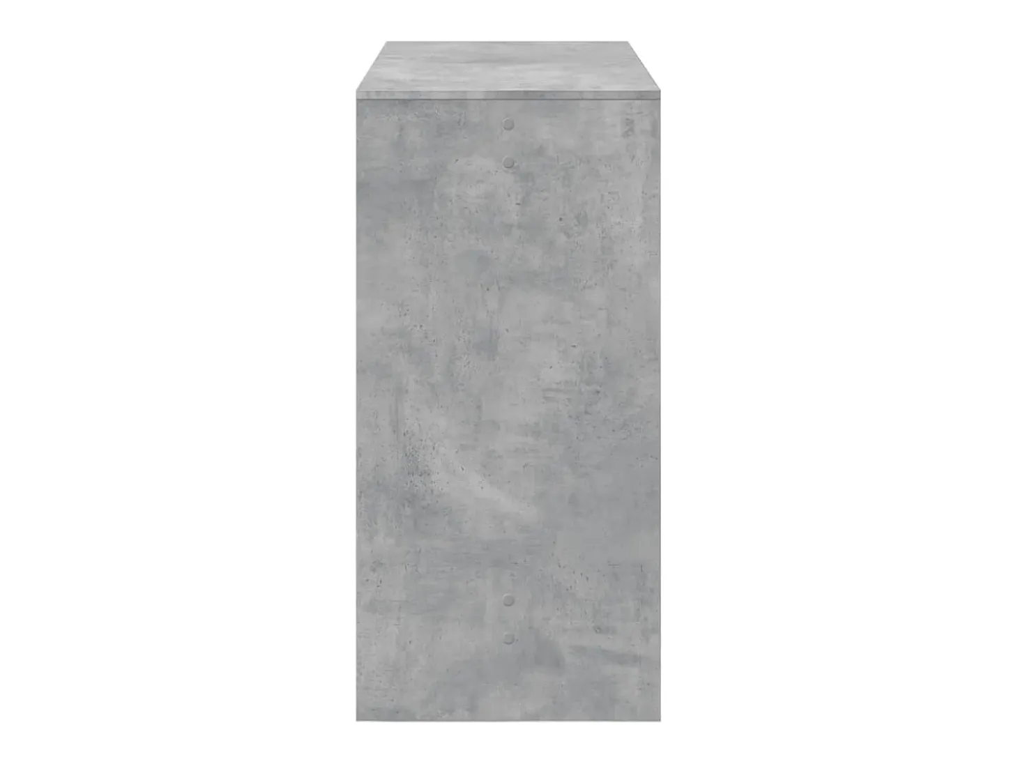 Mesa alta de bar madera ingeniería gris hormigón 102x50x103,5cm