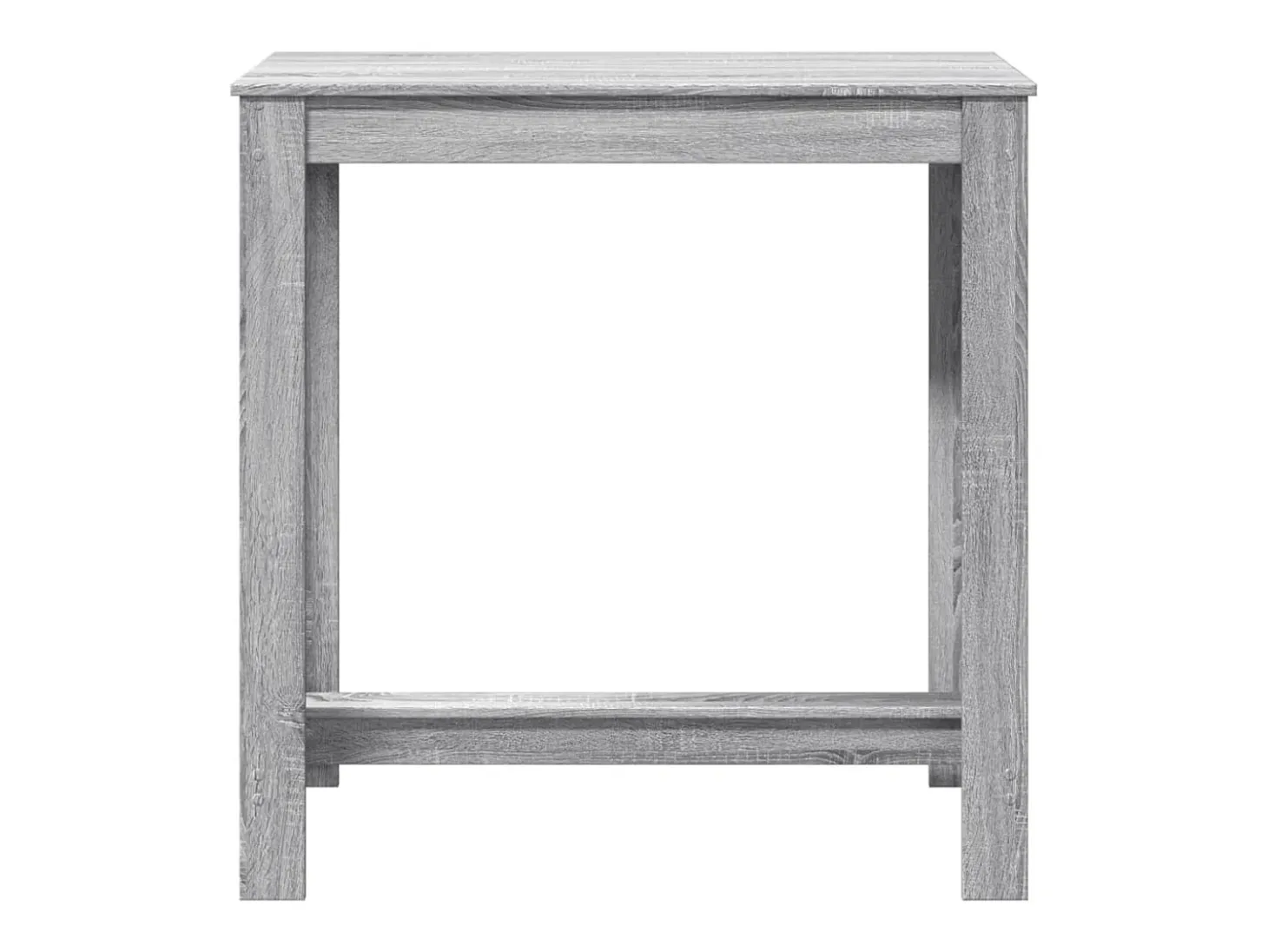 Mesa alta de bar madera ingeniería gris Sonoma 102x50x103,5 cm