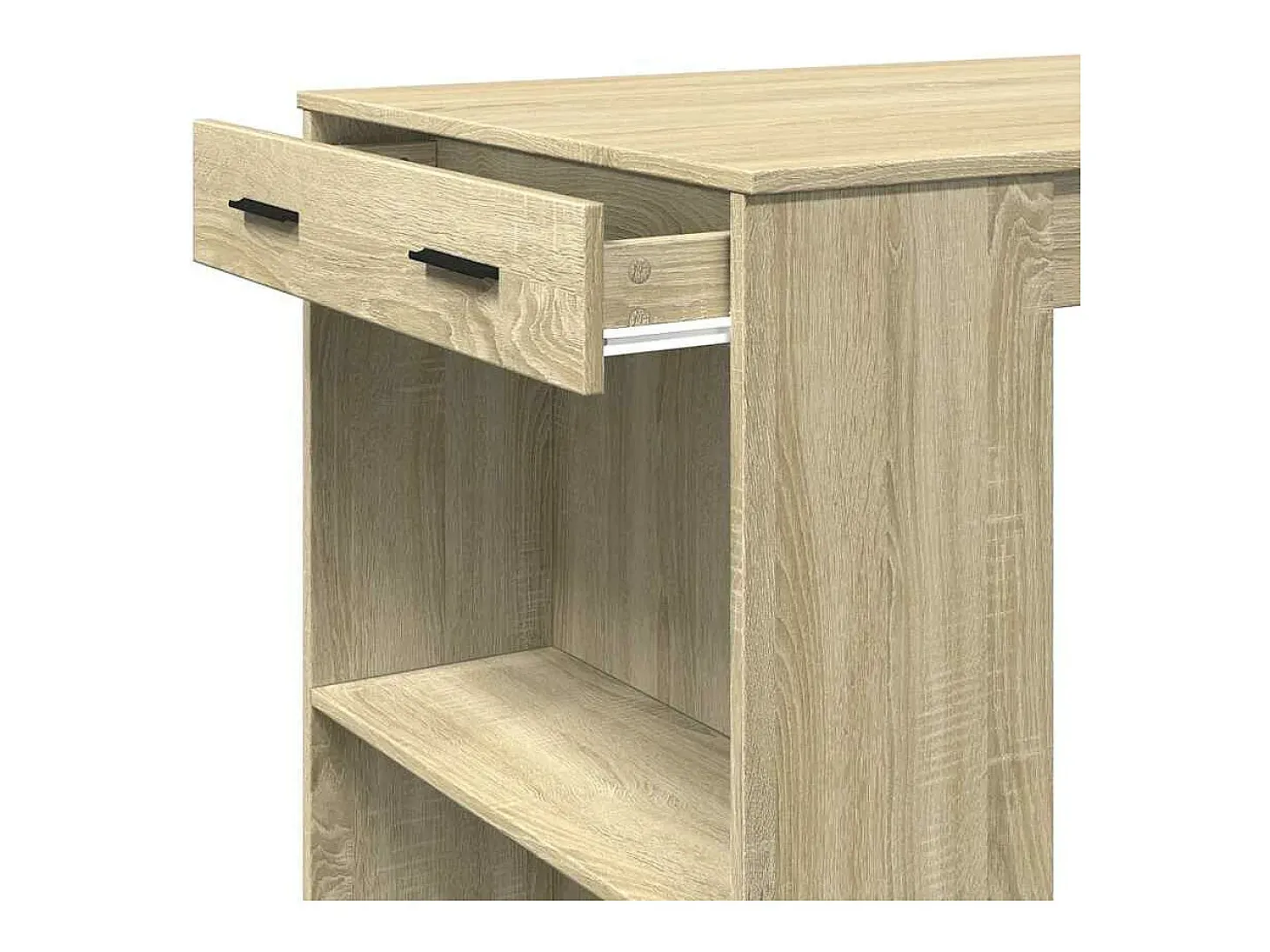 Mesa alta de bar madera ingeniería roble Sonoma 102x70x103,5 cm