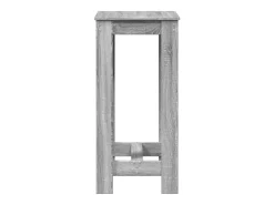 Mesa alta de bar madera ingeniería gris Sonoma 51x50x103,5 cm