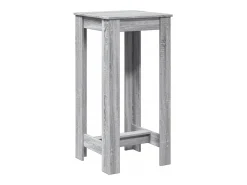 Mesa alta de bar madera ingeniería gris Sonoma 51x50x103,5 cm
