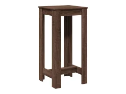 Mesa alta de bar madera ingeniería marrón roble 51x50x103,5 cm