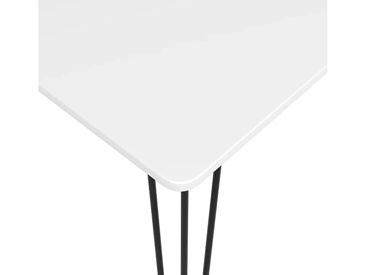 Mesa alta de cocina blanco 120x60x105 cm
