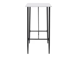 Mesa alta de cocina MDF blanco 120x60x110 cm