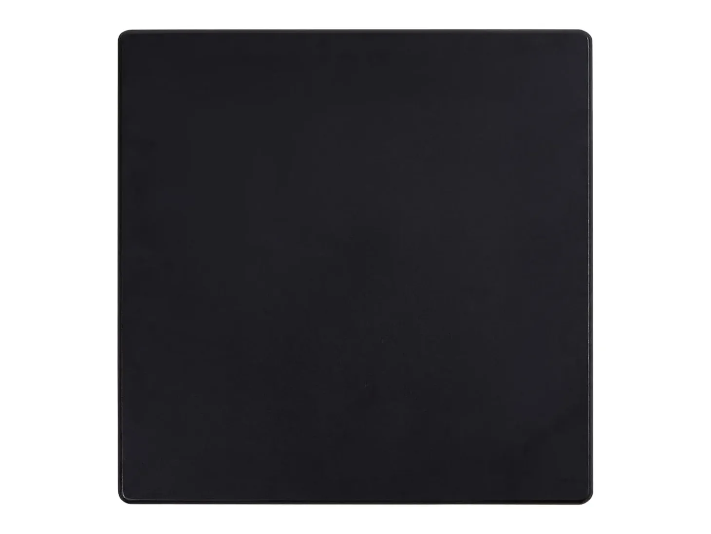 Mesa alta de cocina MDF negro 60x60x111 cm ES589153