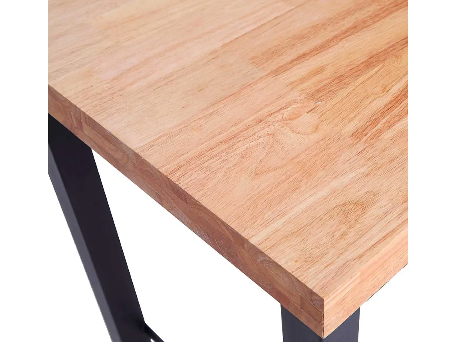 Mesa alta de comedor Loft diseño nórdico roble Nordish/negro 100x120x70 cm Adec