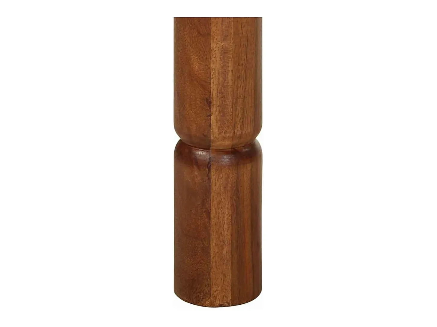 Mesa alta de madera maciza de acacia 120x60x107 cm
