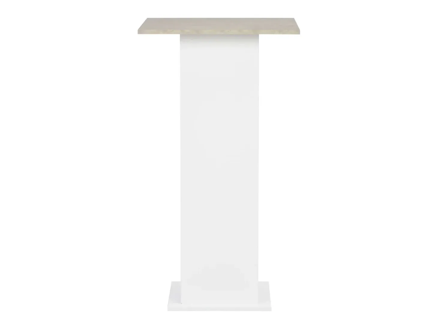 Mesa alta estilo bar/bistro blanca 110 cm 0902060