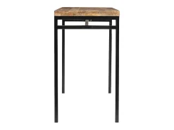 Mesa alta industrial en mango y metal negro YPSTER