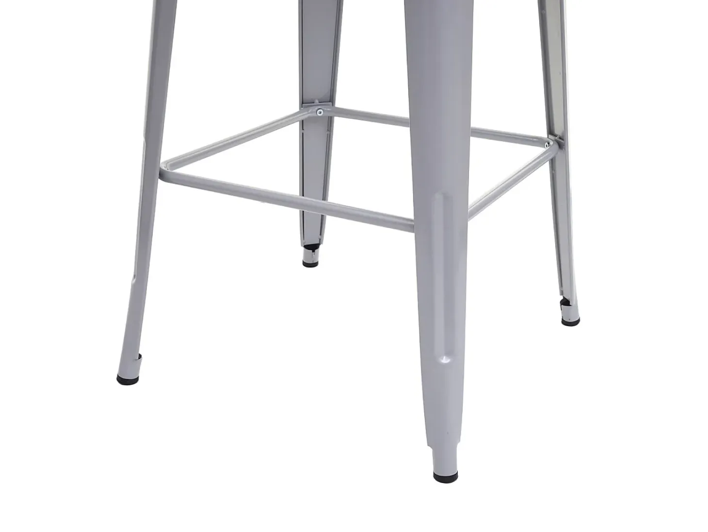 Mesa alta MCW-A73 con tablero de madera incluido, gris