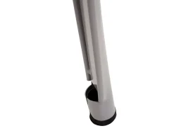 Mesa alta MCW-A73 con tablero de madera incluido, gris