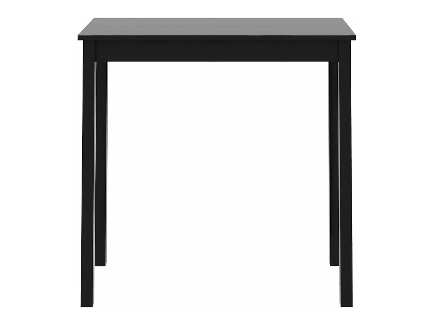 Mesa alta negra de MDF 115x55x107 cm ES726050