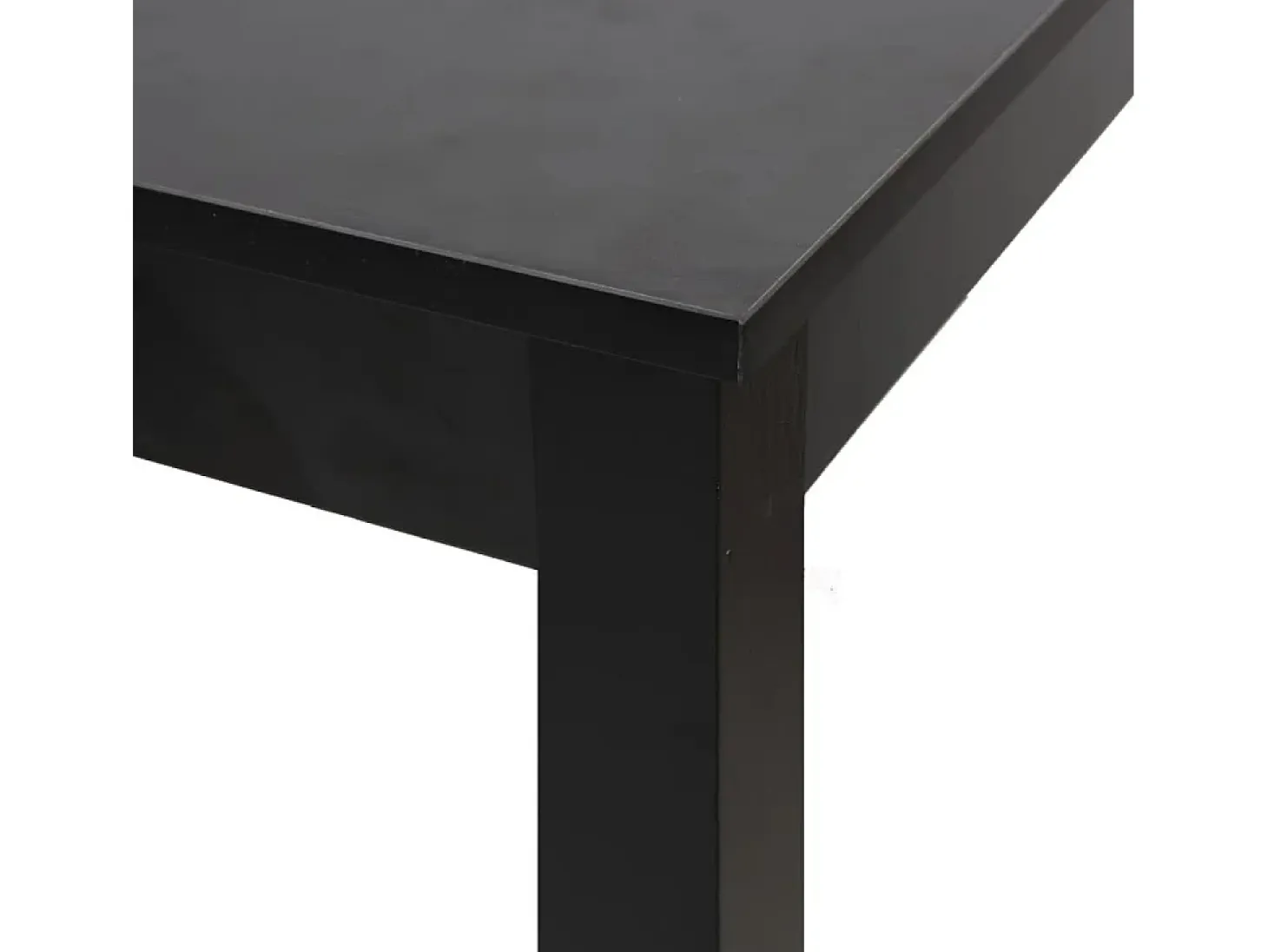Mesa alta negra de MDF 115x55x107 cm ES726050