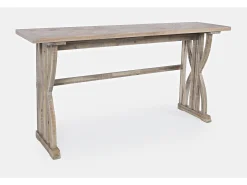 Mesa alta 188x91,5x46 cm madera natural avola av1933-74