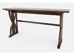 Mesa alta 188x91,5x46 cm marrón oscuro Avola AV1931-74