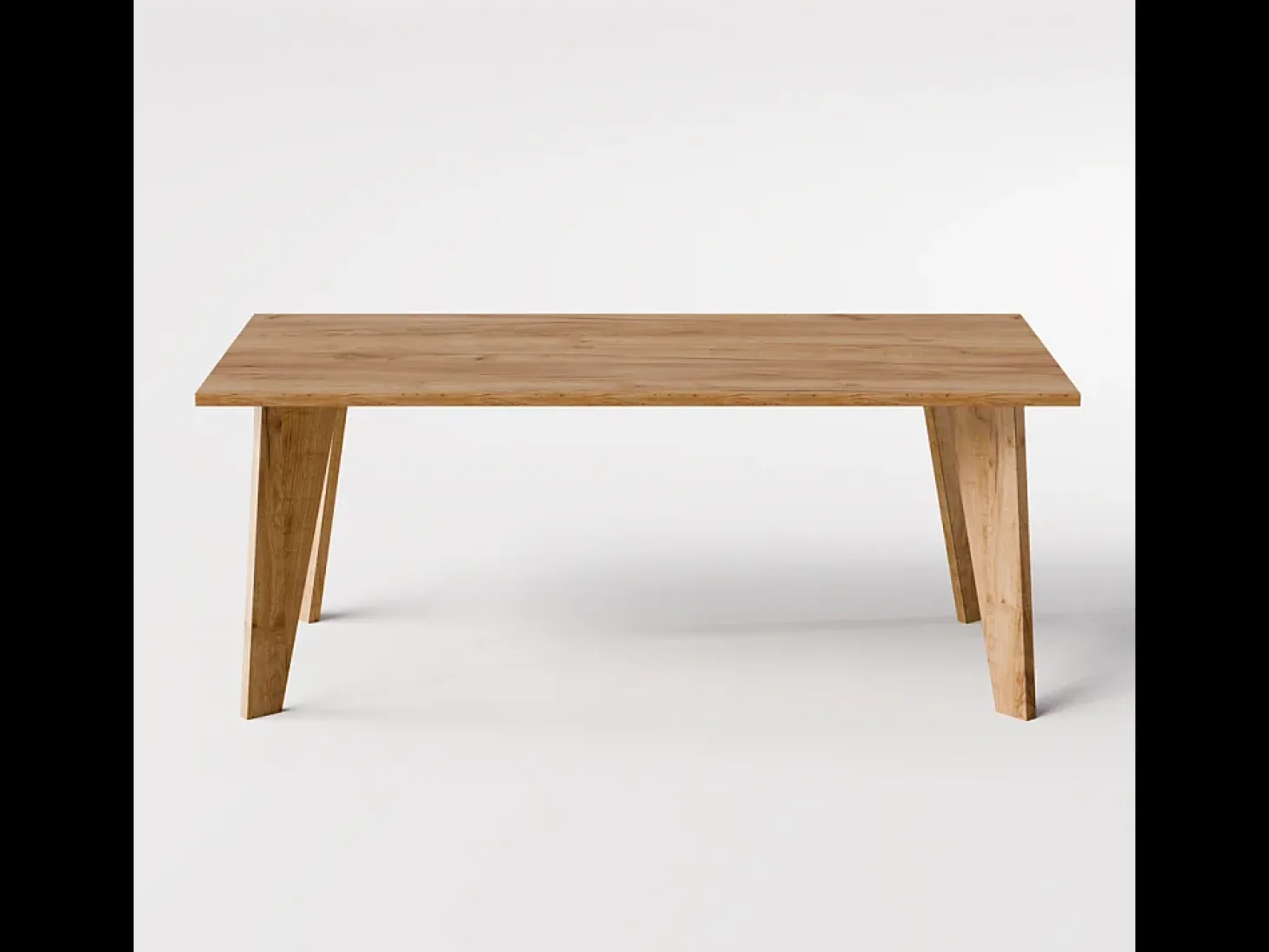 Mesa ARIS 138 x 80 cm para cocina, salón, comedor Roble Craft