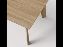 Mesa ARIS 138 x 80 cm para cocina, salón, comedor Roble Sonoma