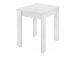 Mesa auxiliar extensible Bok blanco 79,2x67,1-134x67,1 cm