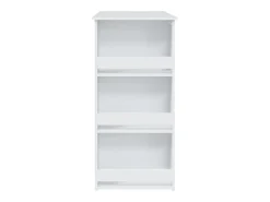 Mesa bar estante almacenaje contrachapada blanco 102x50x103,5cm