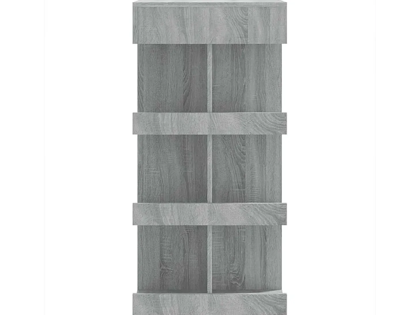 Mesa bar estante almacenaje gris Sonoma 100x50x101,5 cm