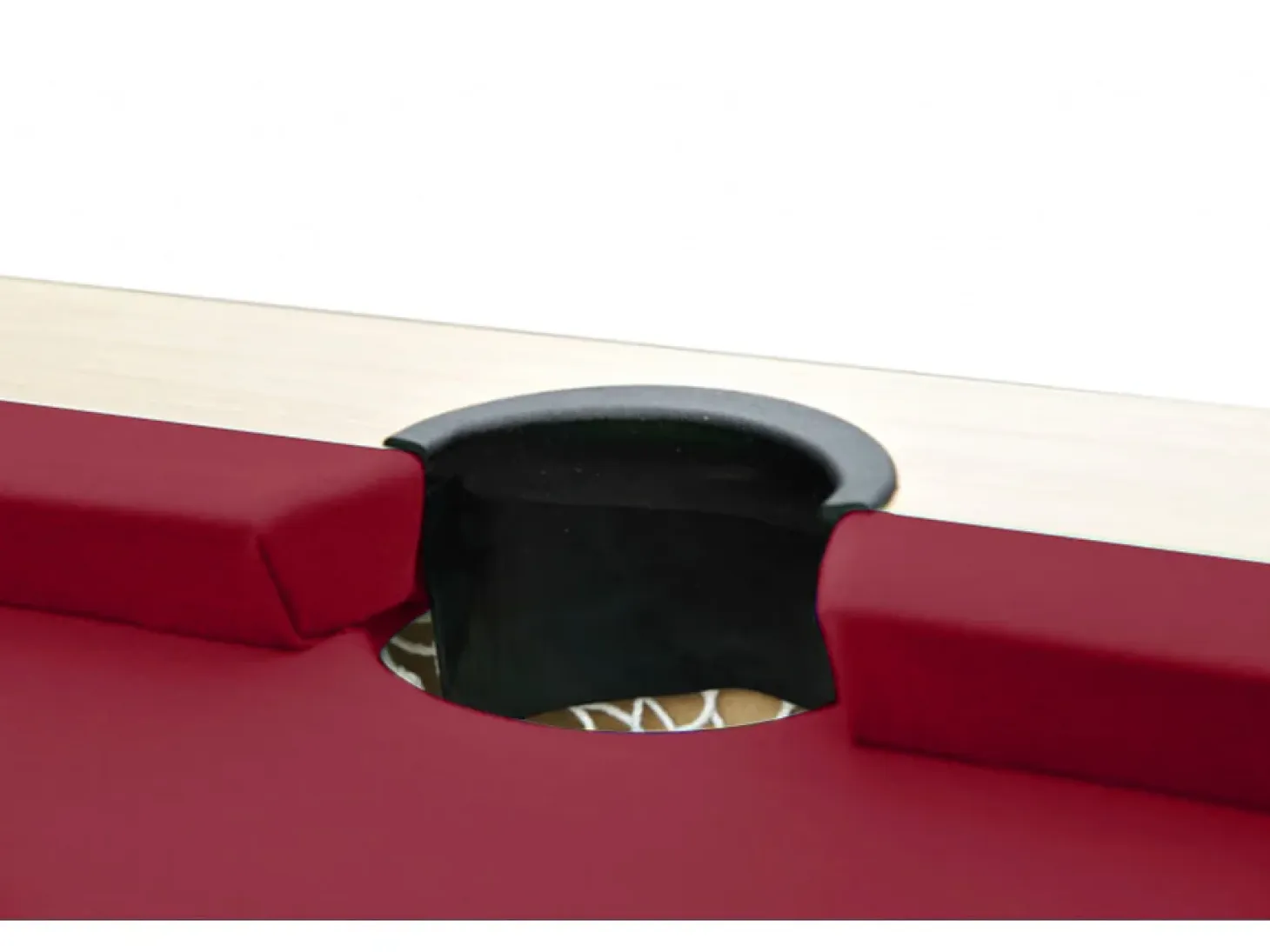 Mesa billar y ping-pong BALTHAZAR - 213x112x81.5 cm-rojo