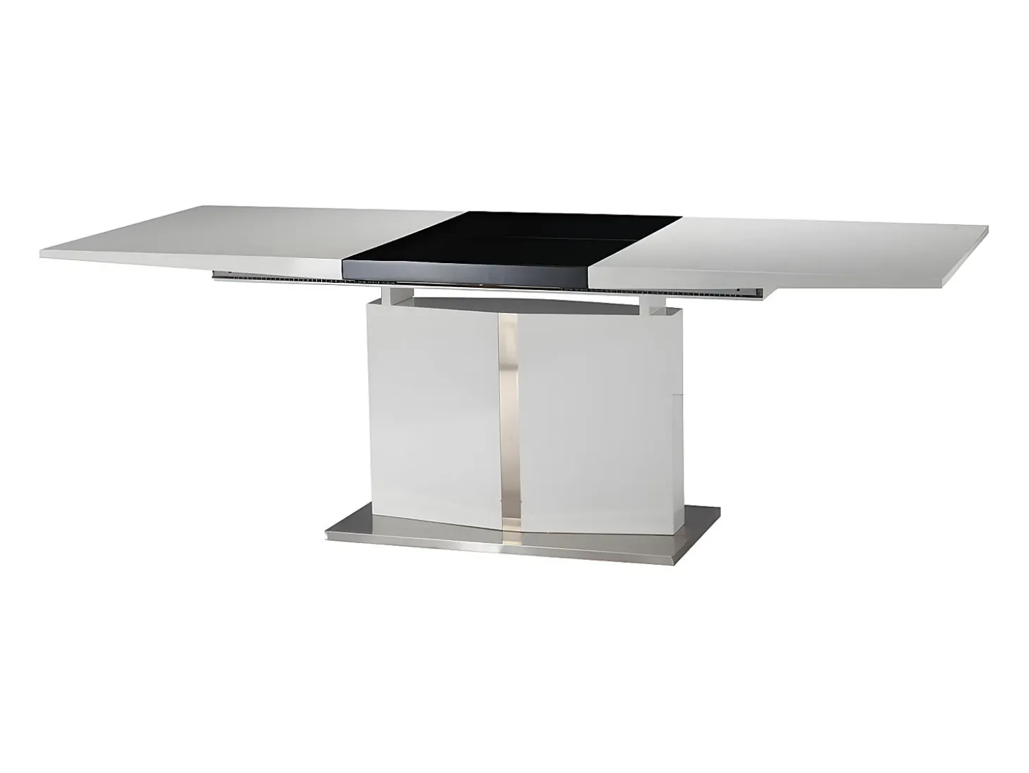 Mesa comedor extensible TRINITY 6 a 8 cubiertos MDF Blanco