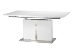 Mesa comedor extensible TRINITY 6 a 8 cubiertos MDF Blanco