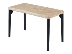 Mesa Comedor Fija Napi Roble Nordish/Negro 120x60 cm