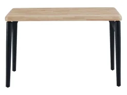 Mesa Comedor Fija Napi Roble Nordish/Negro 120x60 cm