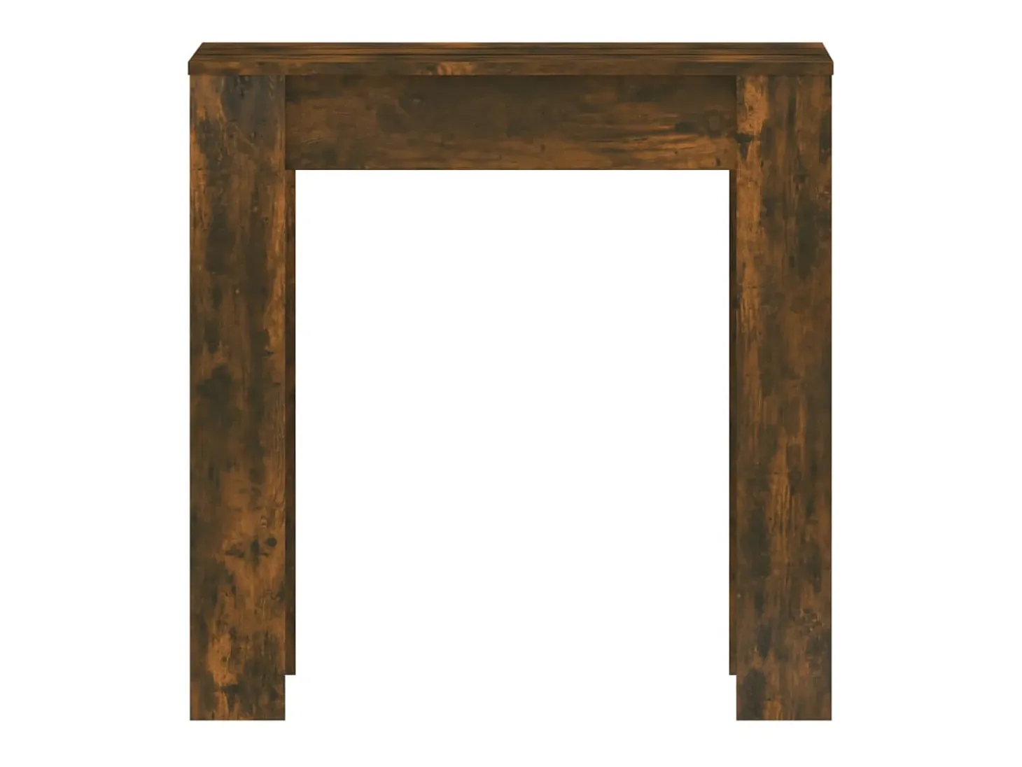 Mesa comedor madera contrachapada roble ahumado 140x74,5x76 cm
