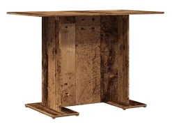 Mesa comedor madera ingeniería madera envejecida 110x60x75 cm